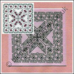 CH0123 - Little Blackwork Stars - 4.00 GBP